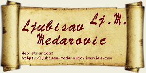 Ljubisav Medarović vizit kartica